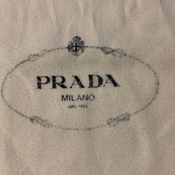 PRADA Large Drawstring Purse Dust Bag 17in x 15in - Picture 2 of 7